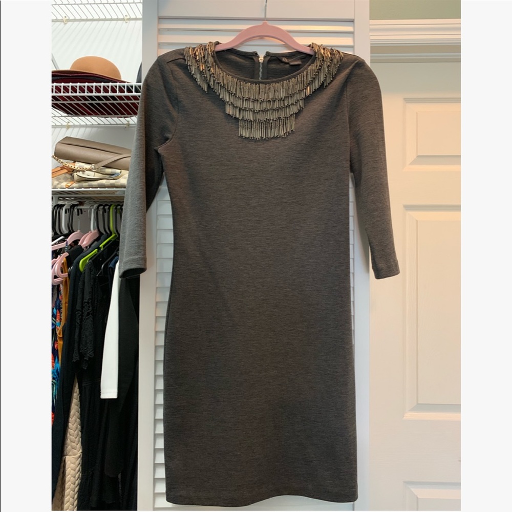 Armani Exchange Gray Dress